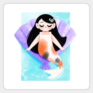 Koi Mermaid Magnet